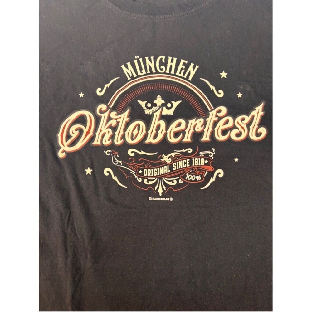 Stedman Oktoberfest T-shirt Men's L Black Graphic Tee